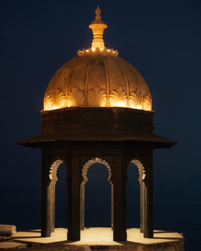 Glowing Pavilion